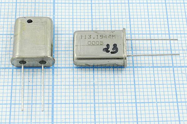 Кварцевый резонатор 113,1944 МГц - 113194,4 HC49U МД 5Г