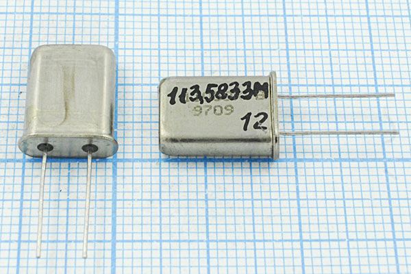 Кварцевый резонатор 113,5833 МГц - 113583,3 HC49U МД 5Г