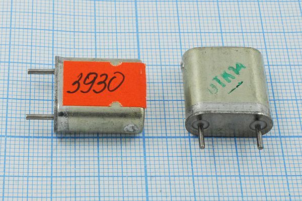 Кварцевый резонатор 3,93 МГц - 3930 HC6U БА 1Г