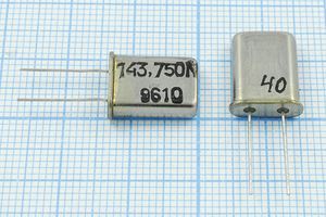 Кварцевый резонатор 143,75 МГц - 143750 HC49U МД 5Г