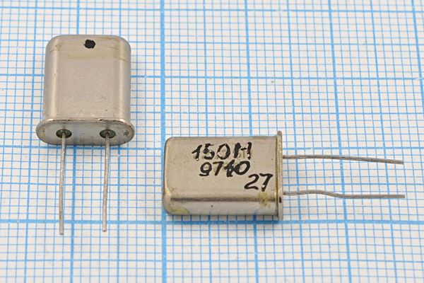 Кварцевый резонатор 150 МГц - 150000 HC49U МД 5Г (150М)