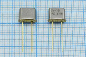 Кварцевый резонатор 157,175 МГц - 157175 UM5 РК419МН 5Г (419 157.175М)