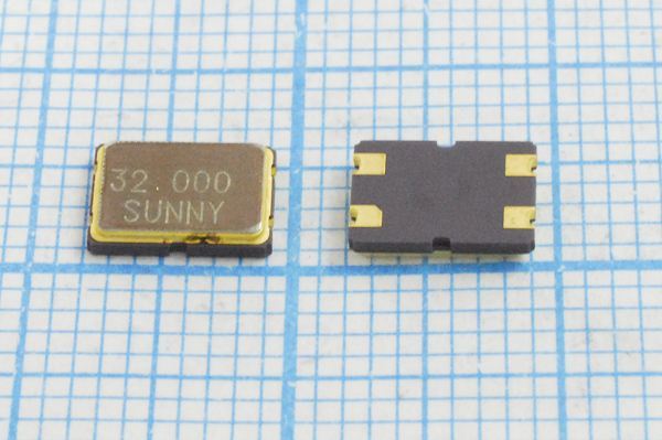 Кварцевый резонатор 32 МГц - 32000 SMD07050C4 16 50 50/-10~60C SX-7[SM] 1Г