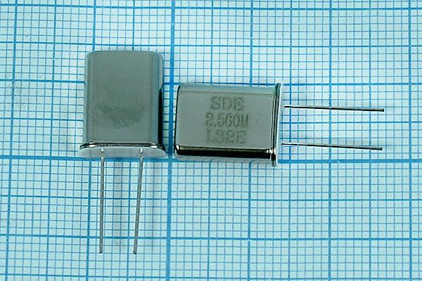 Кварцевый резонатор 2,56 МГц - 2560 HC49U 32 10 30/-40~85C 49U[SDE] 1Г +IS