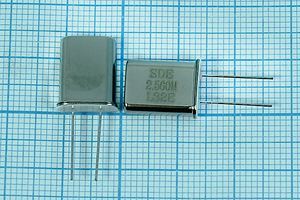 Кварцевый резонатор 2,56 МГц - 2560 HC49U 32 10 30/-40~85C 49U[SDE] 1Г +IS