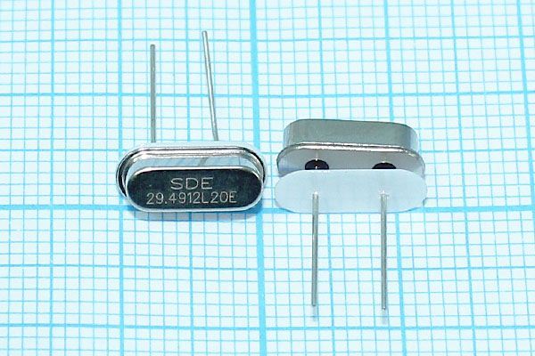Кварцевый резонатор 29,4912 МГц - 29491,2 HC49S3 20 10 30/-40~85C 49S[SDE] 1Г +IS
