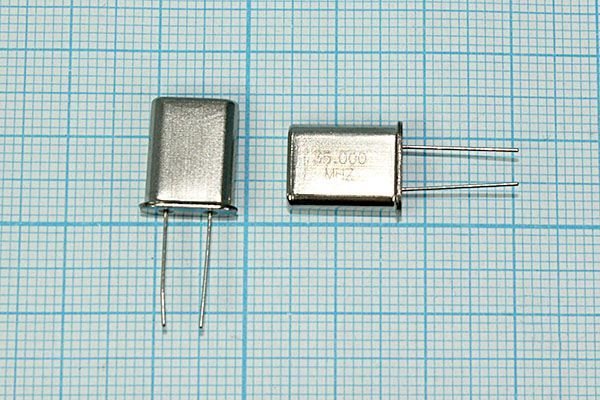 Кварцевый резонатор 35 МГц - 35000 HC49U 20 30 3Г (35.000 MHZ)