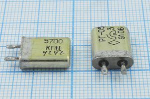 Кварцевый резонатор 5,7 МГц - 5700 МВ 15 20/-10~60C РГ05МВ-14БП 1Г Кварцевый резонатор 5,7 МГц - 5700 МВ 15 20/-10~60C РГ05МВ-14БП 1Г