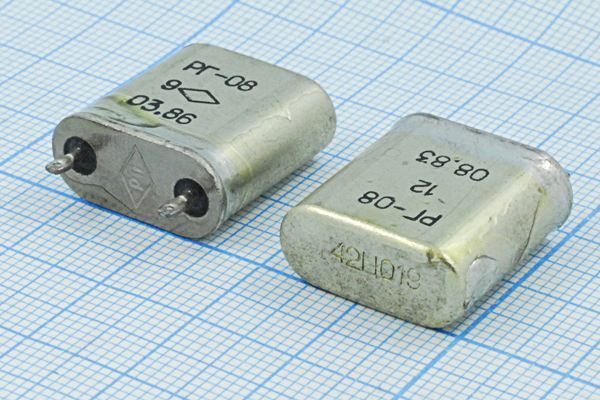 Кварцевый резонатор 15 МГц - 15000 БВ РГ08БВ 1Г (42Ц019)