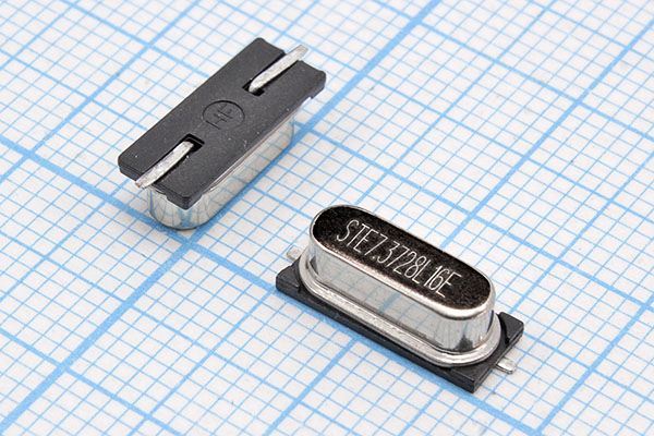 Кварцевый резонатор 7,3728 МГц - 7372,8 SMD49S4 16 10 30/-40~85C 49S-SMD[STE] 1Г