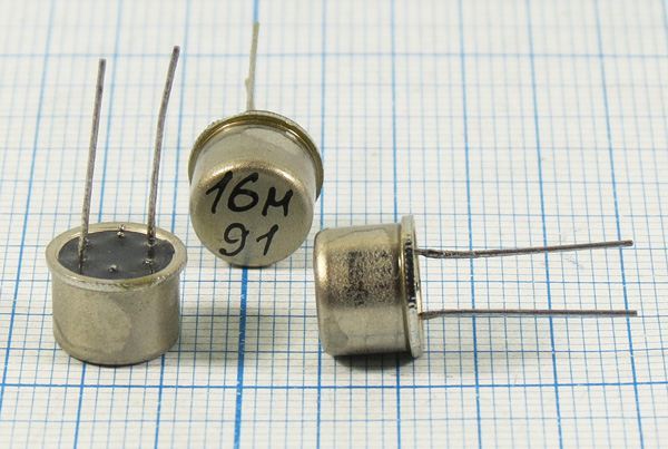 Кварцевый резонатор 16 МГц - 16000 ТО96 РК005 1Г