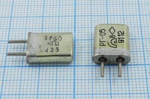 Кварцевый резонатор 5,76 МГц - 5760 HC25U 25 40/-60~100C РГ05МА-16ЕТ 1Г Кварцевый резонатор 5,76 МГц - 5760 HC25U 25 40/-60~100C РГ05МА-16ЕТ 1Г