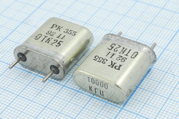 Кварцевый резонатор 10 МГц - 10000 HC6U S 50 100/-30~60C РК355БА-9БХ 1Г