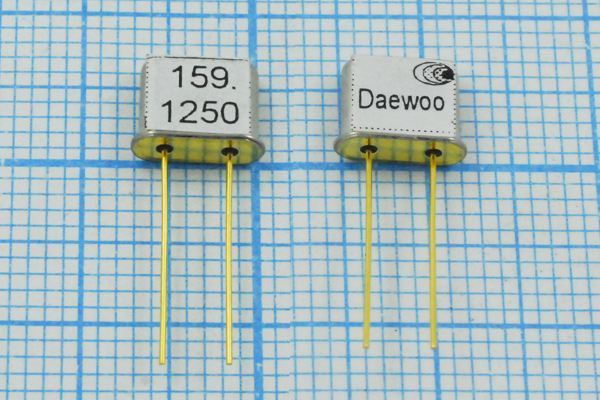 Кварцевый резонатор 159,125 МГц - 159125 UM5 (Daewoo 159.1250)