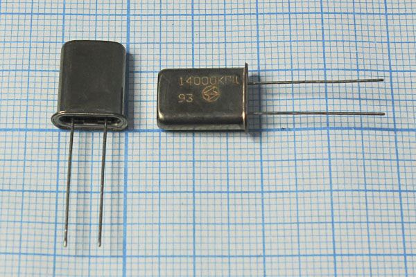 Кварцевый резонатор 14 МГц - 14000 HC43U S 15 20/-10~60C РК374МД-6АП ХСР 1Г