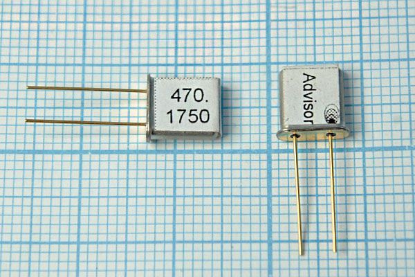 Кварцевый резонатор 470,175 МГц - 470175 UM1 S 5 [53146,875] ADV