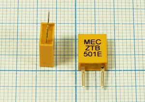 Кварцевый резонатор 0,501 МГц - 501 C07x3x09P2 ZTB501E 2P (MEC)