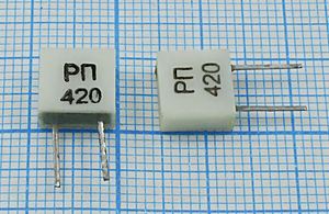 Кварцевый резонатор 0,42 МГц - 420 C08x4x08P2 РП420 2P-1