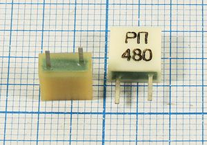 Кварцевый резонатор 0,48 МГц - 480 C08x4x08P2 РП480 2P