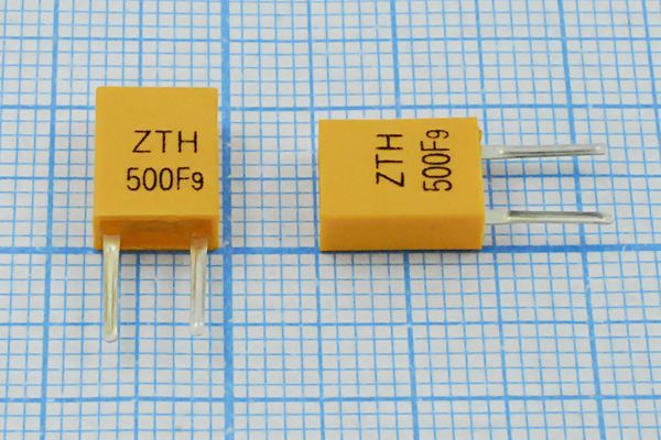 Кварцевый резонатор 0,5 МГц - 500 C07x4x09P2 ZTB500F 9 2P-2 (ZTH500F 9)