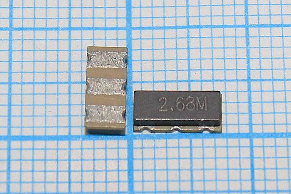 Кварцевый резонатор 2,68 МГц - 2680 C07434C3 4000 /-20~80C ZTTCC2,68MG