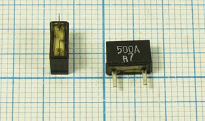 Кварцевый резонатор 0,5 МГц - 500 C07x3x05P2 2P-2 (500A)