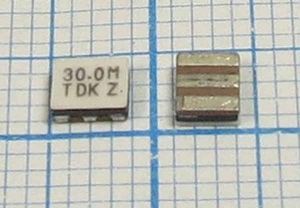 Кварцевый резонатор 30 МГц - 30000 C03731C3 3000/-40~85C CCR30,0MSC6T