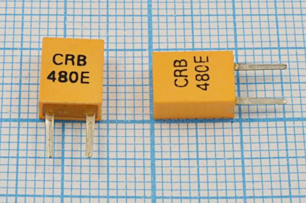 Кварцевый резонатор 0,48 МГц - 480 C07x4x09P2 3000 CRB480E 2P-2