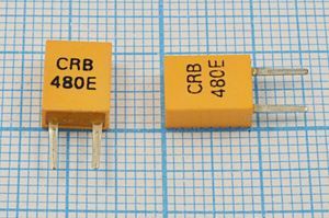 Кварцевый резонатор 0,48 МГц - 480 C07x4x09P2 3000 CRB480E 2P-2