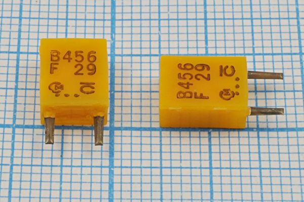Кварцевый резонатор 0,456 МГц - 456 C07x4x09P2 CSB456F29 2P-2