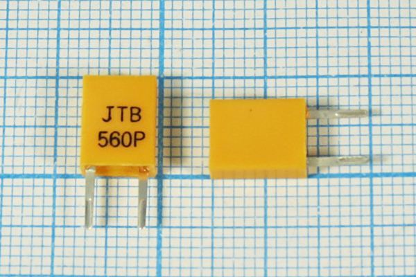 Кварцевый резонатор 0,56 МГц - 560 C07x4x09P2 3000 ZTB560P 2P-2