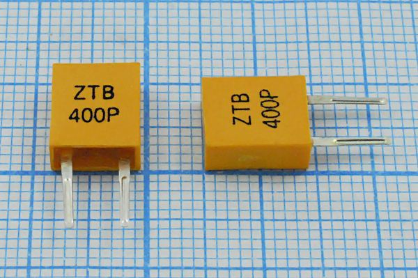 Кварцевый резонатор 0,4 МГц - 400 C08x4x09P2 ZTB400P 2P
