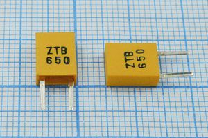 Кварцевый резонатор 0,65 МГц - 650 C07x4x09P2 3000 ZTB650P 2P