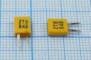 Кварцевый резонатор 0,84 МГц - 840 C05x3x06P2 3000 ZTB840J 2P
