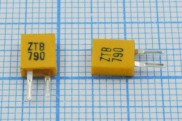Кварцевый резонатор 0,79 МГц - 790 C05x3x06P2 3000 ZTB790J 2P