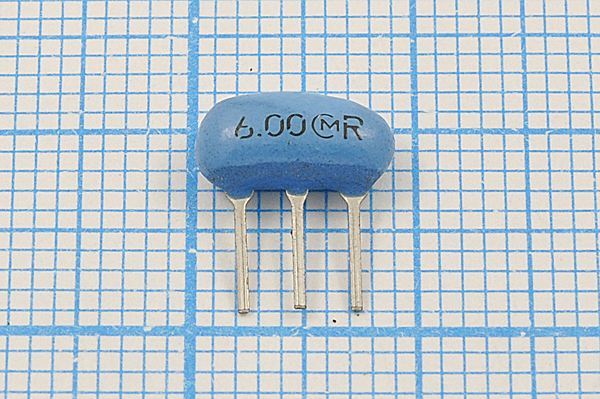 Кварцевый резонатор 6 МГц - 6000 C09x5x07P3 5000 CST6,00MGW 3P (6.00M)