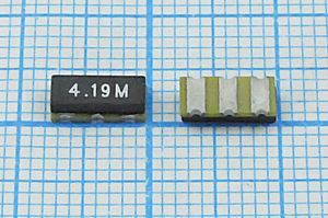 Кварцевый резонатор 4,19 МГц - 4190 C07434C3 4000 /-20~80C ZTTCC4,19MG MEC