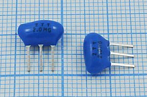Кварцевый резонатор 2 МГц - 2000 C09x5x07P3 30 5000 ZTT2,00MG 3P Кварцевый резонатор 2 МГц - 2000 C09x5x07P3 30 5000 ZTT2,00MG 3P