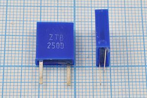 Кварцевый резонатор 0,25 МГц - 250 C11x4x13P2 3000 ZTB250D 2P-1(250D)