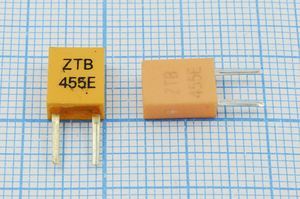 Кварцевый резонатор 0,455 МГц - 455 C07x4x09P2 3000 ZTB455E 2P-2 (ZTB455E)