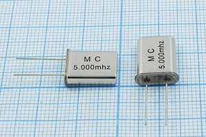 Кварцевый резонатор 5 МГц - 5000 HC49U 12 1Г (MC) Кварцевый резонатор 5 МГц - 5000 HC49U 12 1Г (MC)