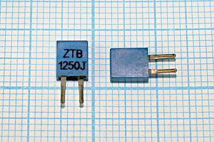 Кварцевый резонатор 1,25 МГц - 1250 C05x2x06P2 3000 ZTB1,25MJ 2P-1