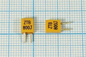Кварцевый резонатор 0,8 МГц - 800 C05x2x06P2 3000 ZTB800J 2P-1