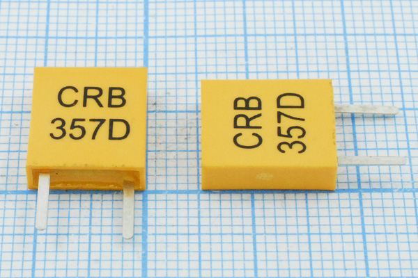 Кварцевый резонатор 0,357 МГц - 357 C11x4x13P2 3000 CRB357D 2P-1