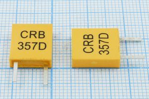 Кварцевый резонатор 0,357 МГц - 357 C11x4x13P2 3000 CRB357D 2P-1