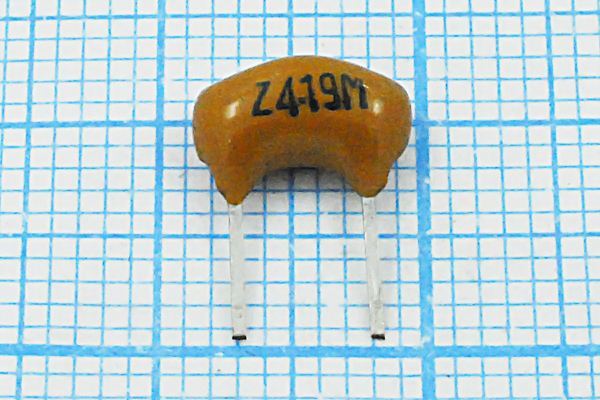 Кварцевый резонатор 4,19 МГц - 4190 C09x5x07P2 5000 ZTA4,19MG 2P (Z4.19M)