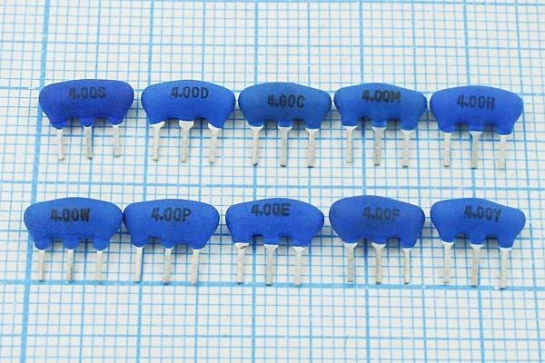 Кварцевый резонатор 4 МГц - 4000 C09x5x07P3 5000 ZTT4,0MG 3P STE