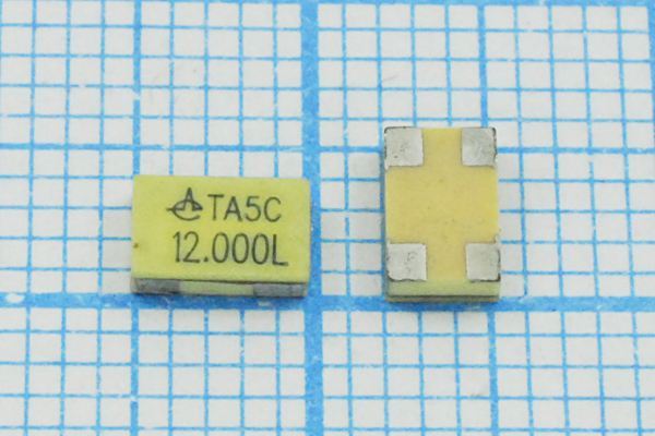 Кварцевый резонатор 12 МГц - 12000 SMD05032C4 18 30 20/-20~70C TA5C 1Г STE