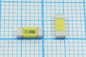 Кварцевый резонатор 27 МГц - 27000 SMD06022C2 20 20 20/-20~70C S6022-2 1Г