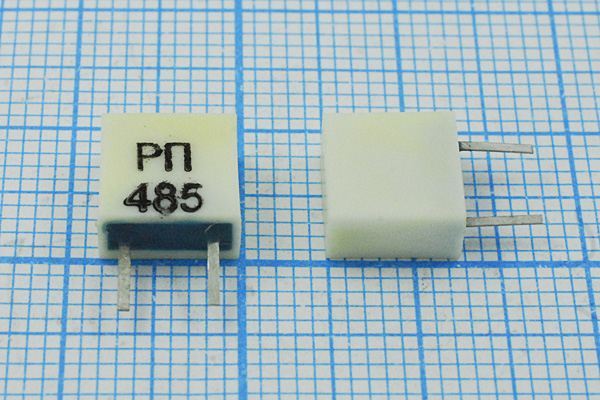 Кварцевый резонатор 0,485 МГц - 485 C07x4x09P2 РП485 2P